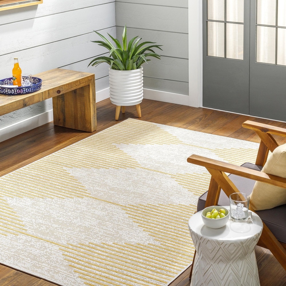 Livabliss Eagean Casual Indoor/Outdoor Area Rug