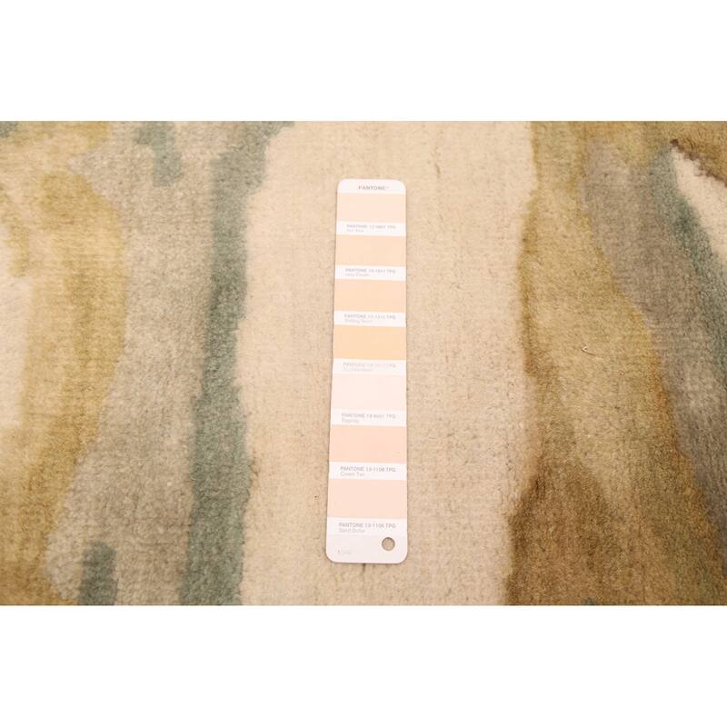 ECARPETGALLERY Hand-knotted Legacy Ivory Wool Rug - 9'8 x 9'8