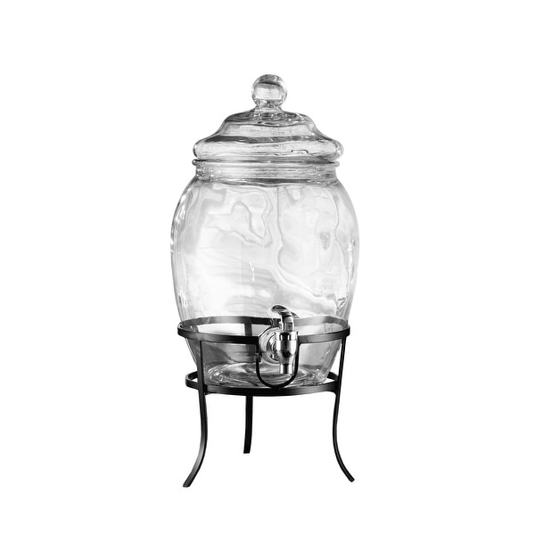 Fortuna Beverage Dispenser 2 Gal W Metal Stand
