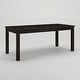 preview thumbnail 4 of 13, Furniture of America Tays Contemporary Black Solid Wood Dining Table