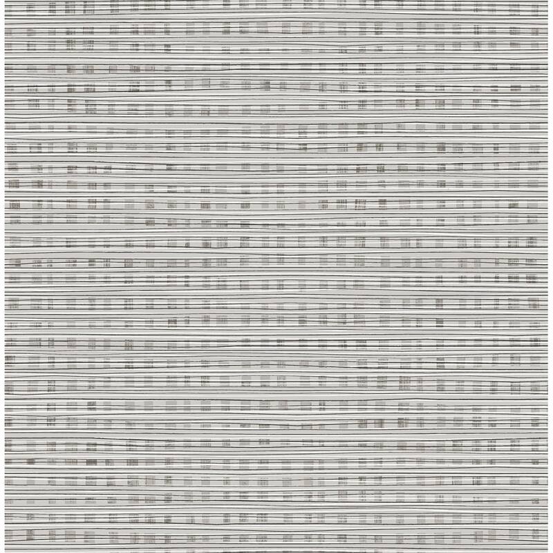 Seabrook Designs Day Dreamers Weave Unpasted Wallpaper - 20.5 in. W x 33 ft. L - Charcoal
