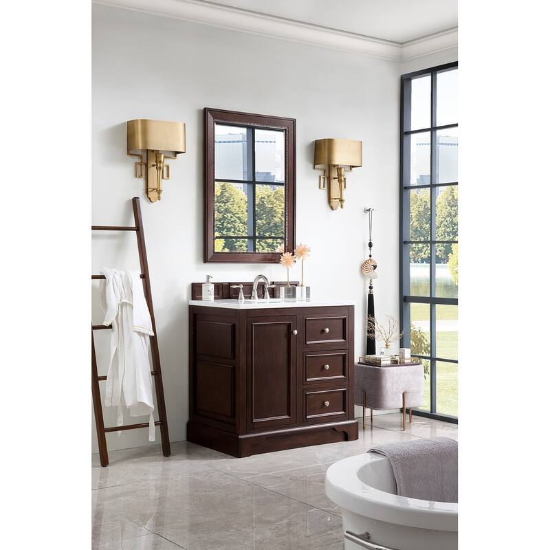 James Martin Vanities 825-V36-3WZ De Soto 36" Free Standing Single