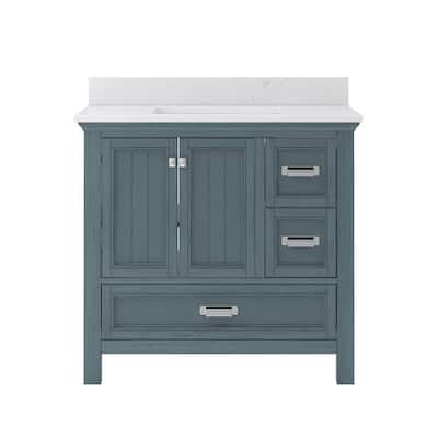CRAFT + MAIN BAVT3722D-QCV Brantley 36" Free Standing Single Basin