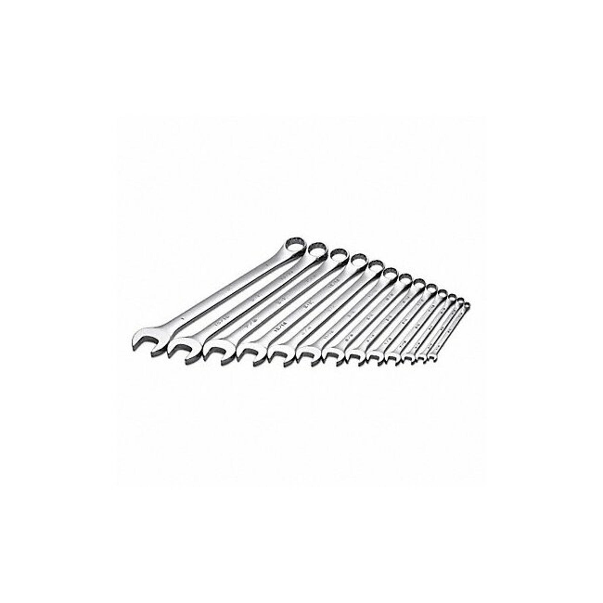 Sk Professional Tools Combo Wrench St,Steel,Chrome,Stnrd, Ofst 86017 - 1 Each