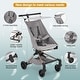 preview thumbnail 3 of 19, Lightweight Baby Stroller, Travel Compact Foldable Toddler Stroller