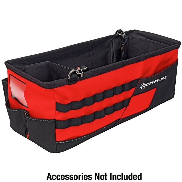 Powerbuilt 21-Inch Car Trunk Tool Storage Carrier Organizer Bag - 642412