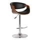 preview thumbnail 6 of 36, Butterfly 24" Adjustable Swivel Bar Stool