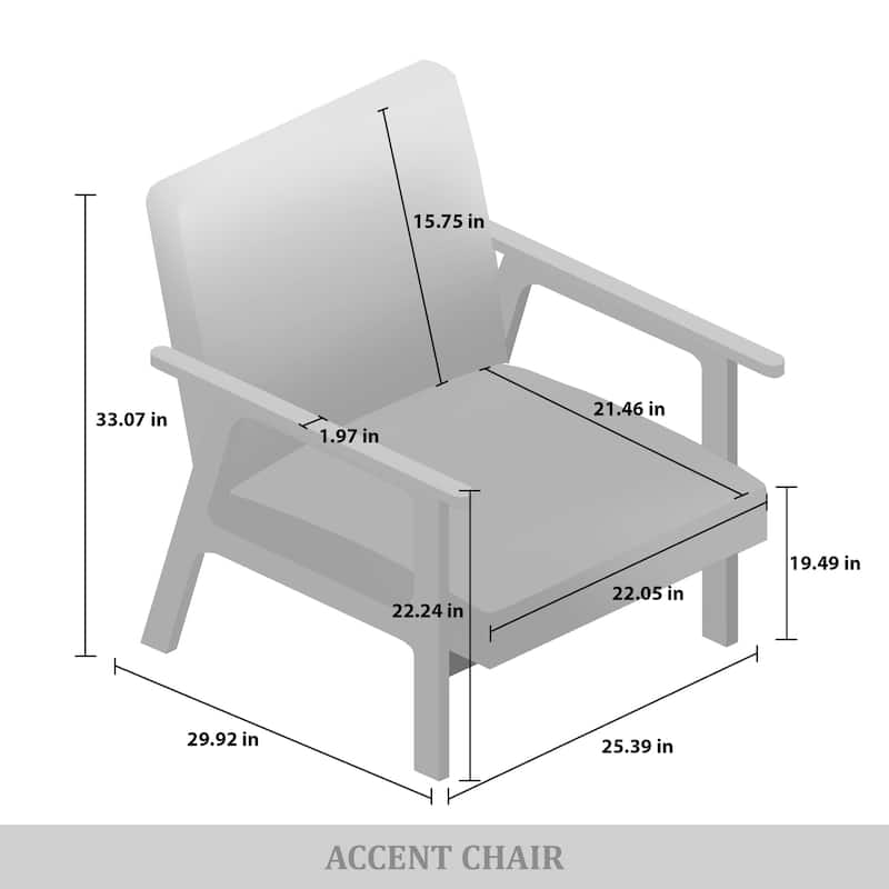 CraftPorch Minimalist Accent Chair