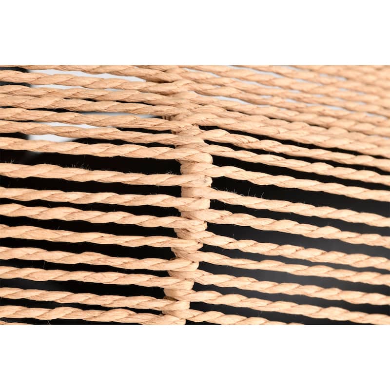 Akasha 28 Inch Rattan Rope Fandelier 6 Light with Remote (Color Optional)