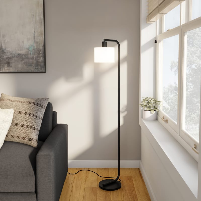 Cadmus Industrial Farmhouse Metal Floor Lamp