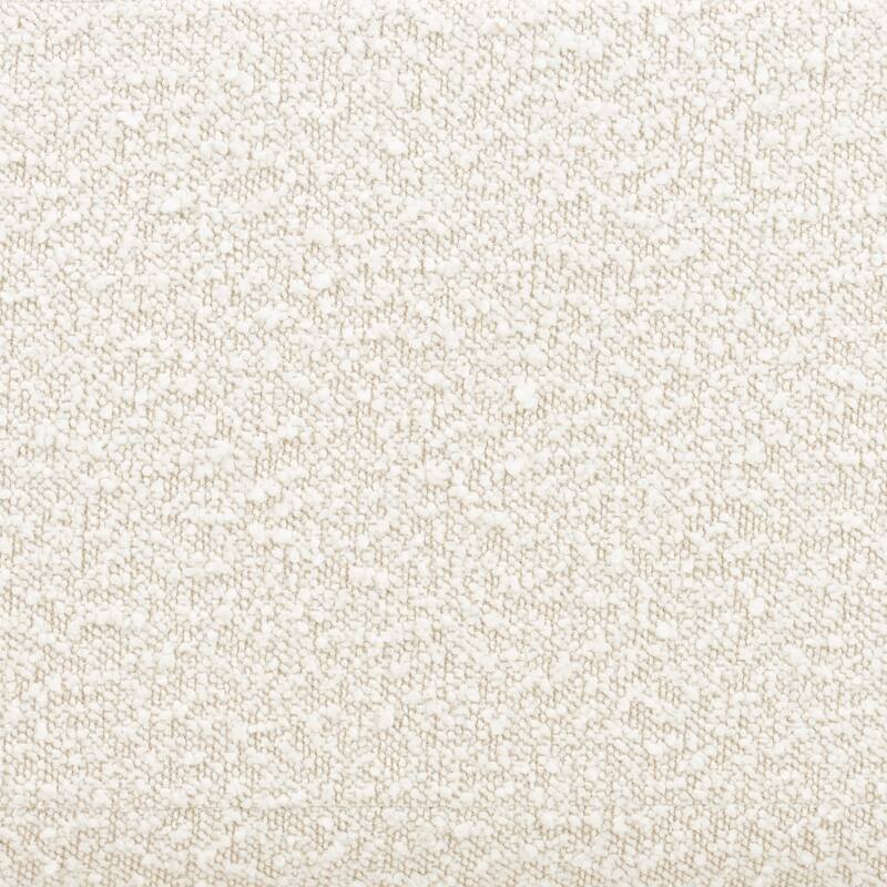 Poly & Bark Varde Bench in Froth White Boucle