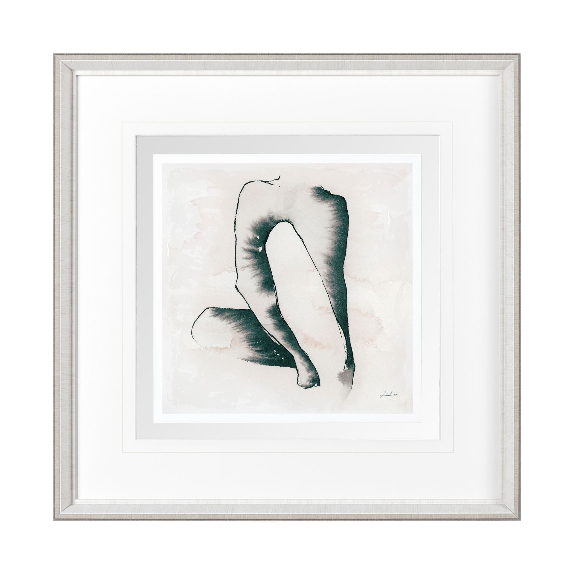 Andromedae Light II by Melody D a Hand Embellished Textured Framed Art Print Matted under Glass