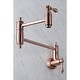 preview thumbnail 31 of 46, Restoration Wall Mount Pot Filler Kitchen Faucet