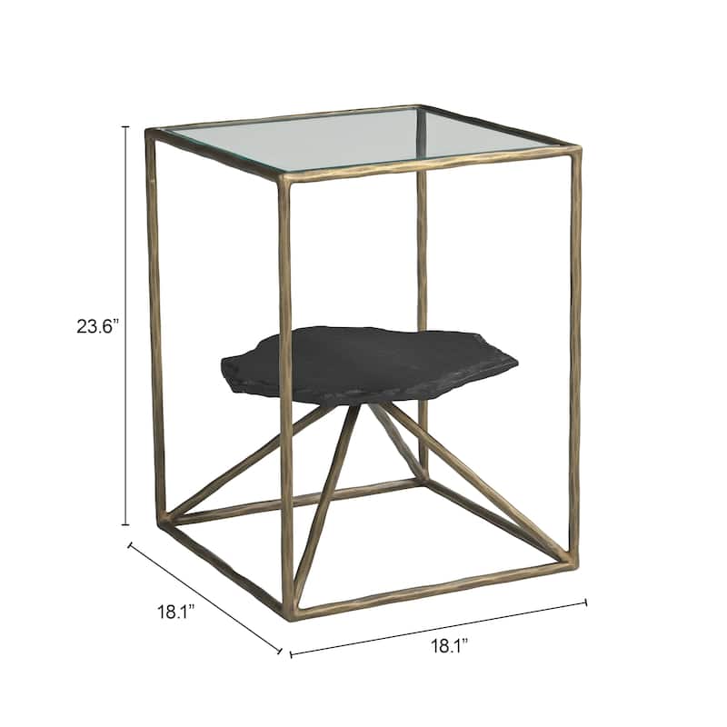Ranol Side Table Brass