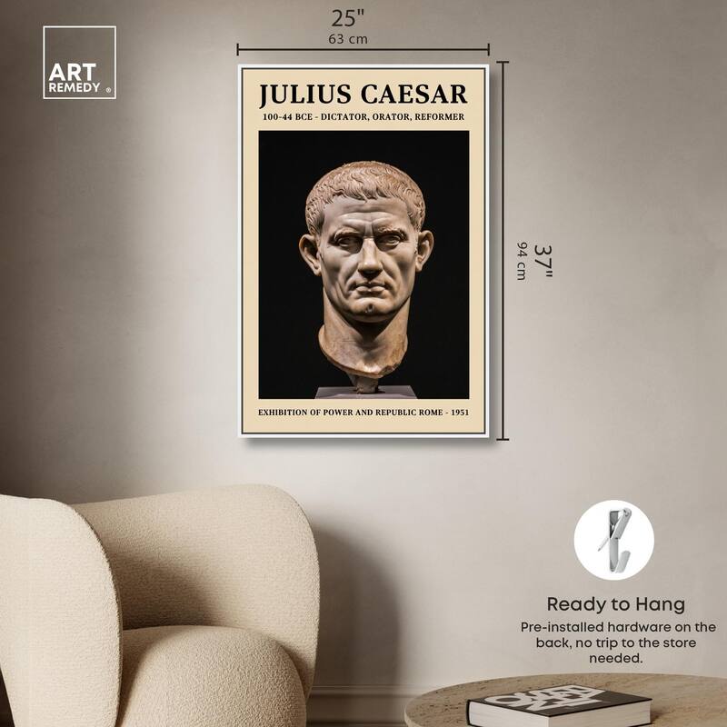 Roman Leader Canvas by Art Remedy