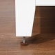 preview thumbnail 15 of 15, OVE Decors Edenderry 36 in. Vanity White Finish Black Hardware Power Bar