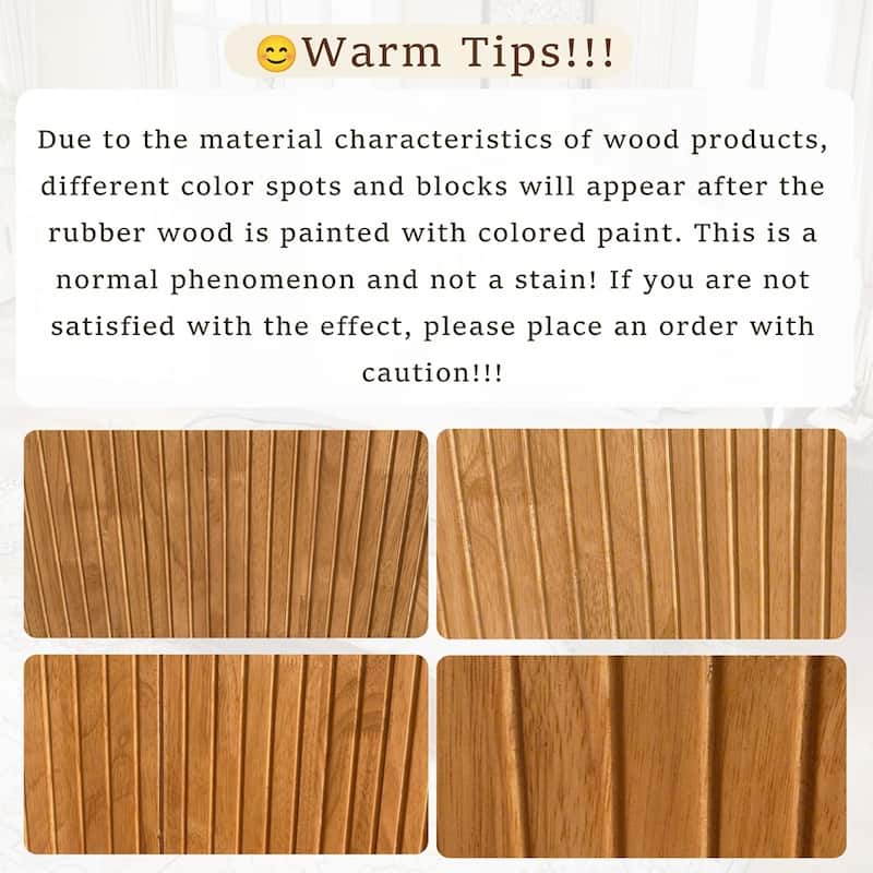 Wood NightStand with Metal Handle