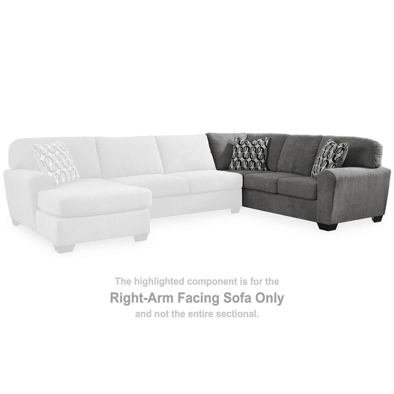 Signature Design by Ashley Birkdale Court Gray 3-Piece Sectional with Chaise