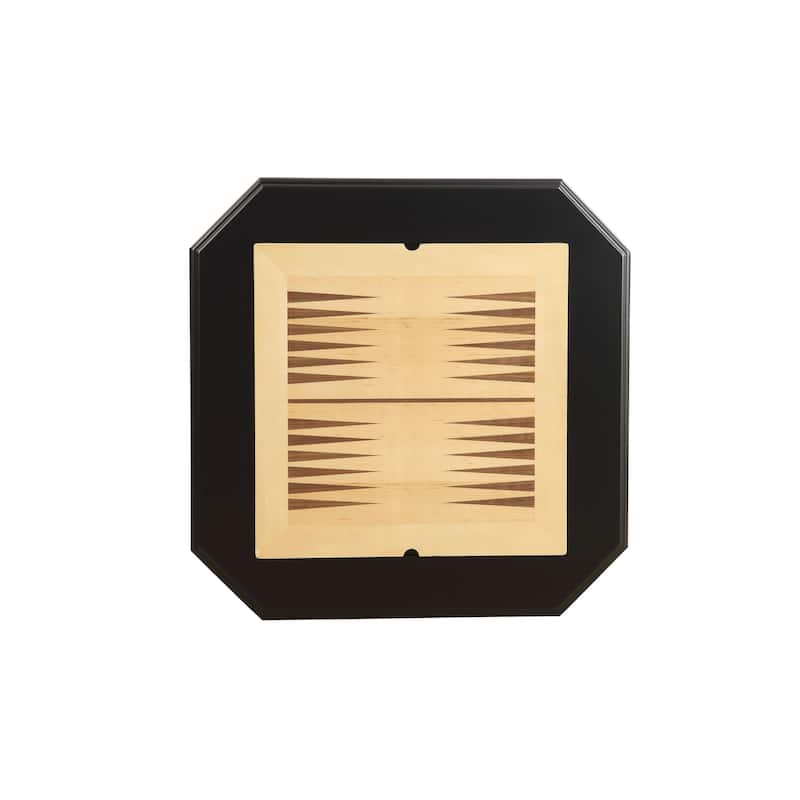 Bishop Cherry Finish Reversible Chess Checker Game Table w/Game Tray (Chess Fingures Not Included)