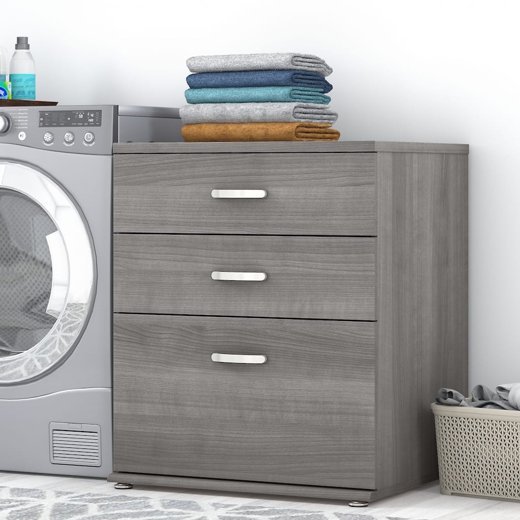 Universal Laundry Room Cabinet with Drawers by Bush Business Furniture