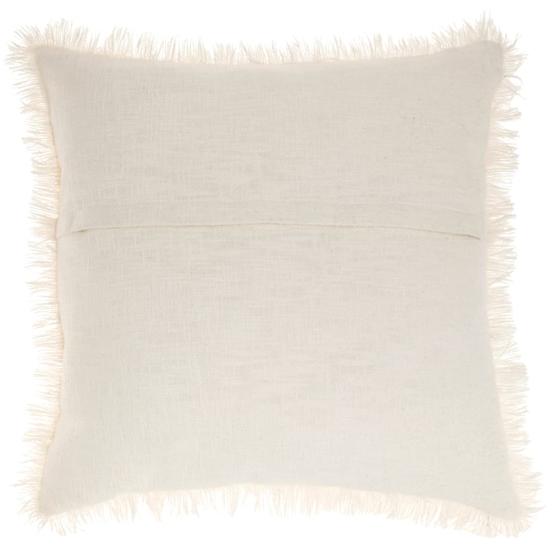 57 Grand by New Concept Washables Rustic Farmhouse Geometric Stonewash Throw Pillow , ( 22" x 22" )