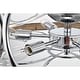 preview thumbnail 14 of 18, Ofelia 24-inch Chrome and Faux Wood 6 Lights 3 Blades Lighted Ceiling Fan with Remote