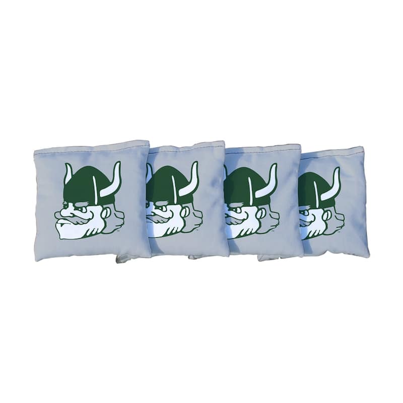 College Vault Portland State University Vikings Grey Cornhole Bags - Corn Filled