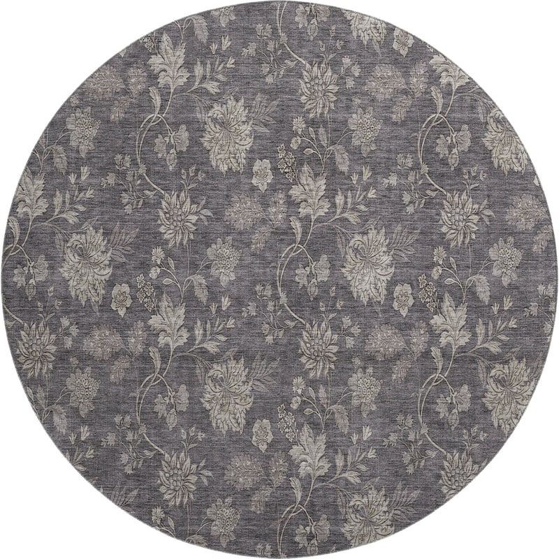 Premium Washable Super Soft Floral Borderless Mayfield Rug