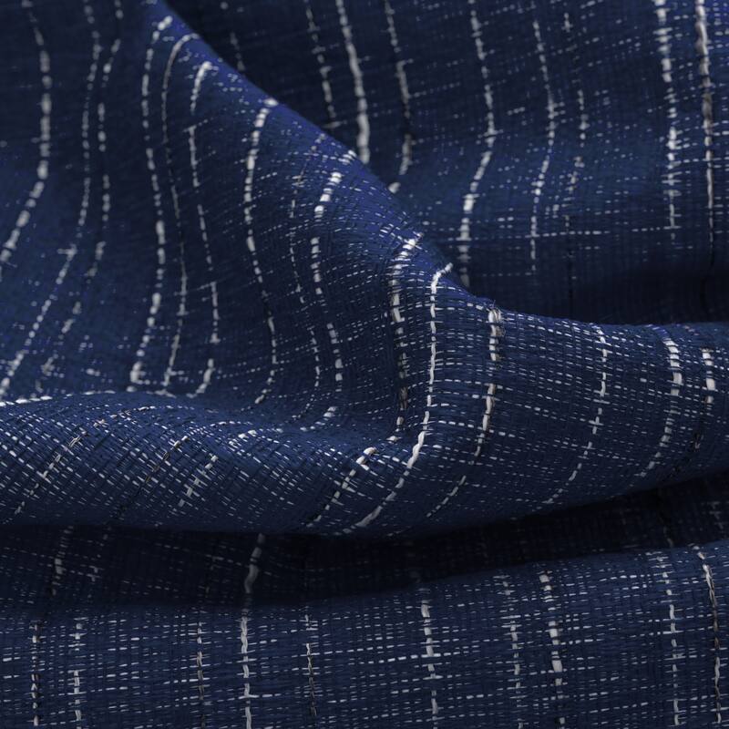 Kensington Striped Texture Window Curtain Panel 84" or 95"