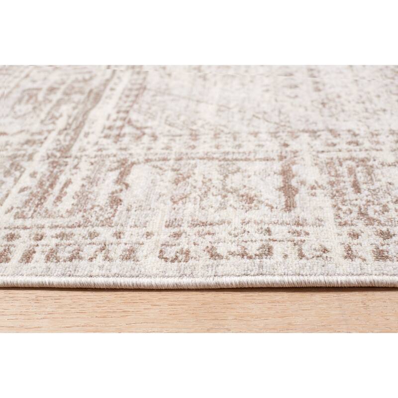 Terra by Obeetee Heirloom Diamond Neutral Rug
