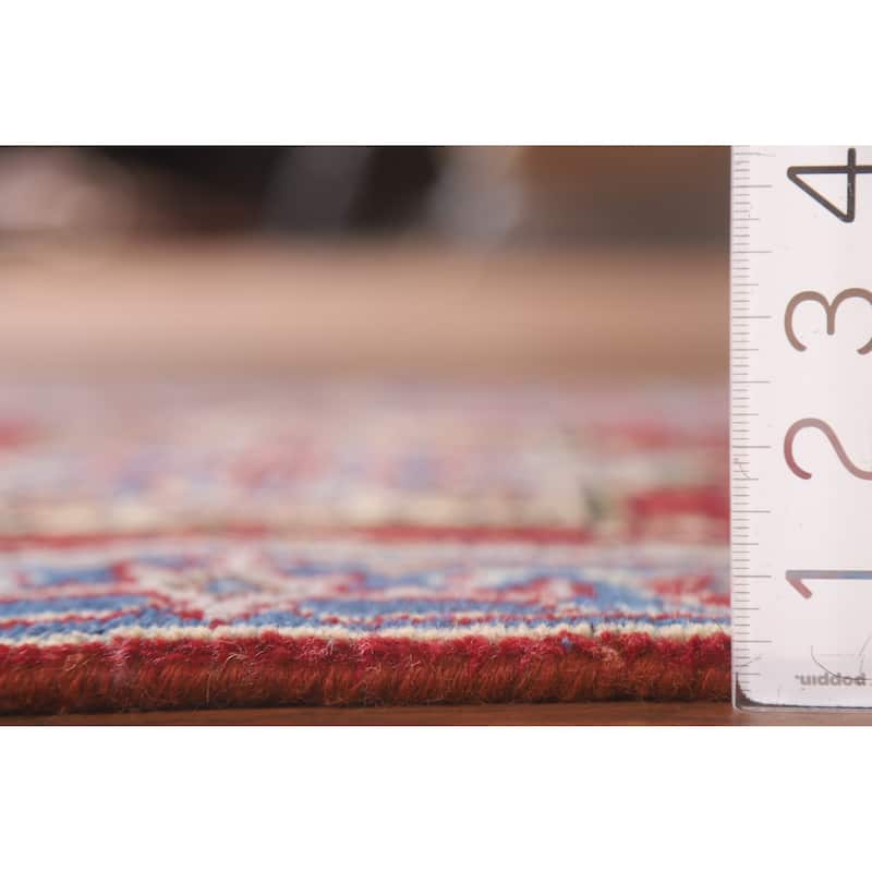 Red Traditional Heriz Serapi Foyer Area Rug Hand-knotted Wool Carpet - 2'0"x 3'0"