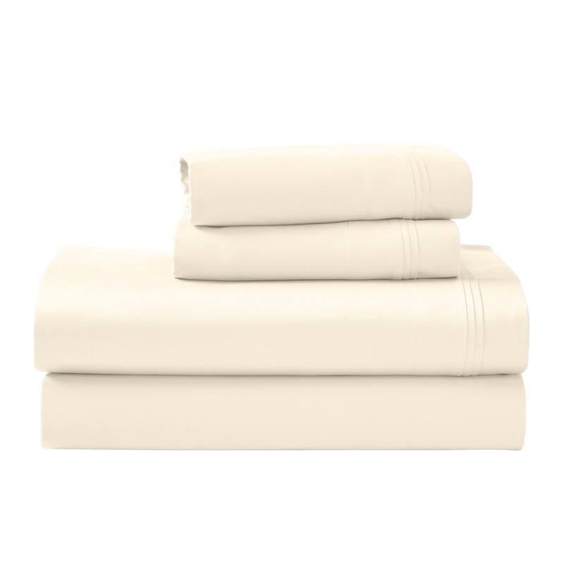 Superior Egyptian Cotton 1000 TC Deep Pocket Sheet Set - 18" & 20" Extra Deep Pocket Options