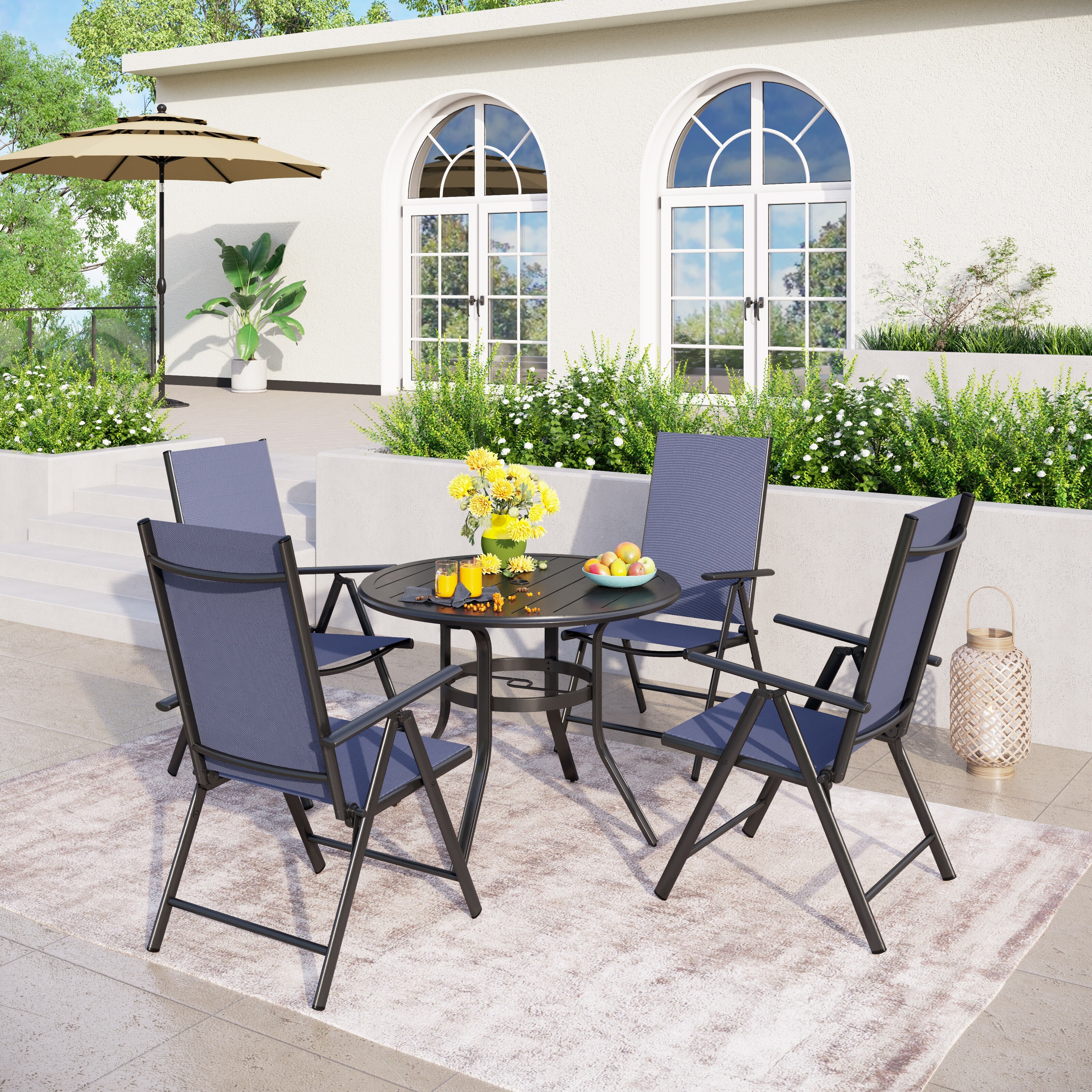 6 seater hotsell reclining patio set