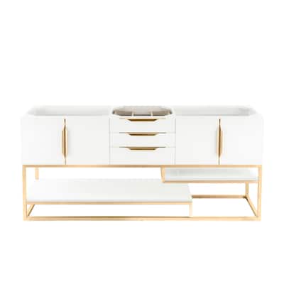 James Martin Vanities 983-V72S-RG Columbia 72" Single Free Standing