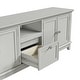 preview thumbnail 34 of 45, Rustic 72-Inch TV Stand with Adjustable Shelves, Hidden Storage - 72" in Width