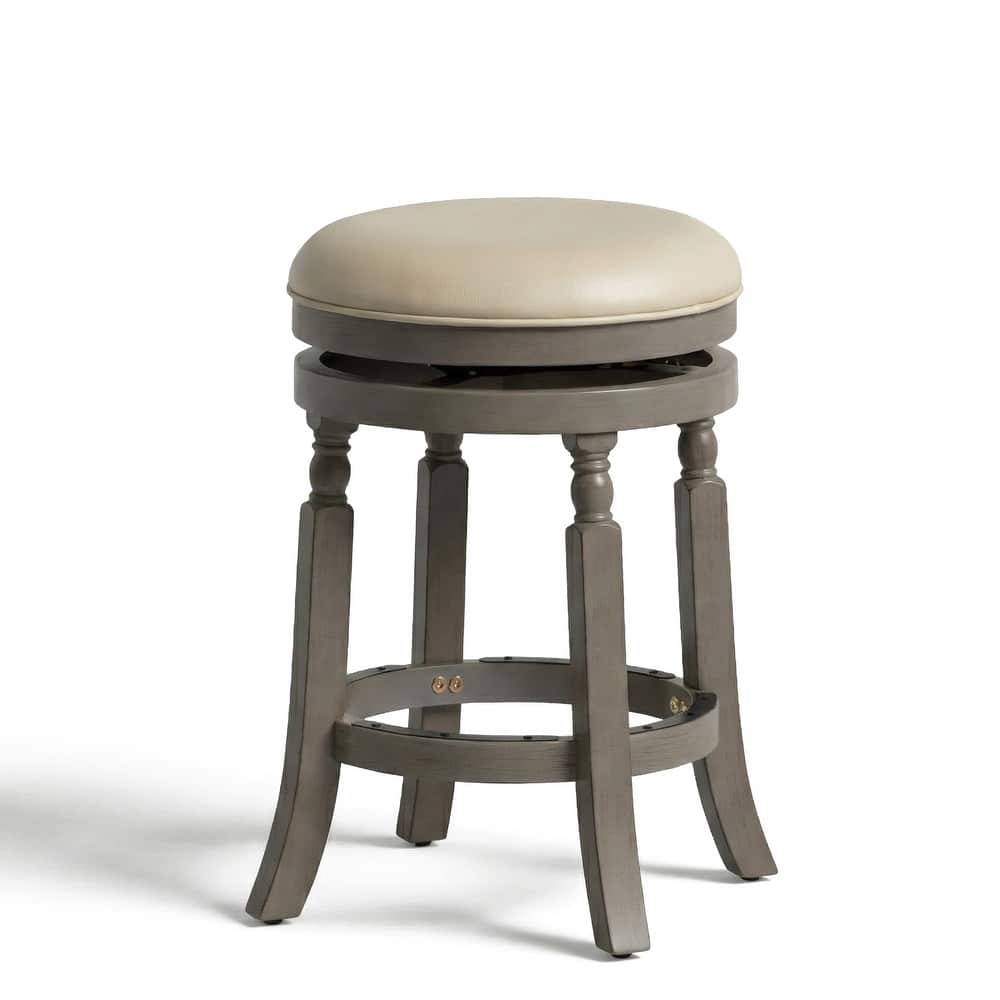 DTY Indoor Living Palmer Lake Backless Swivel Counter or Bar Stool