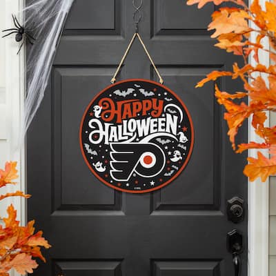 Philadelphia Flyers 18" x 18" Halloween Door Décor Wall Sign