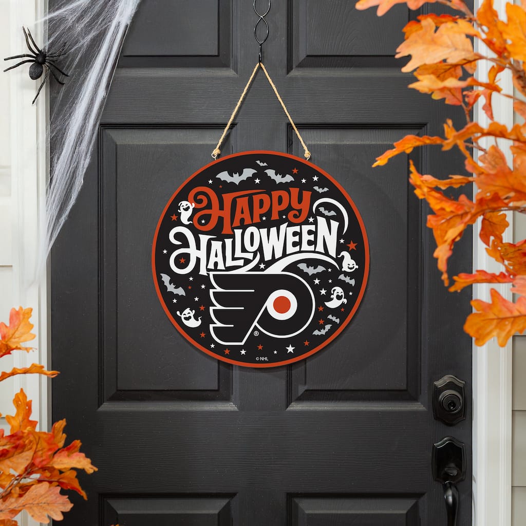 Philadelphia Flyers 18" x 18" Halloween Door Décor Wall Sign