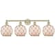 Option Antique Brass / White Glass with Brown Rope