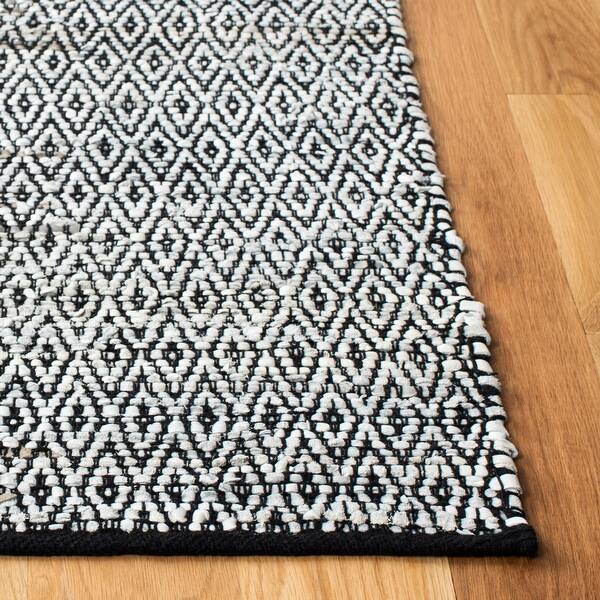 Safavieh Handmade Vintage Boho Leather Alessia Modern Stripe Leather Rug On Sale Overstock 16695014