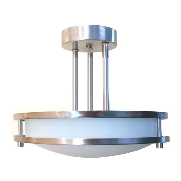 HomeSelects International 6103 Saturn 2 Light Semi- Flush Ceiling Fixture