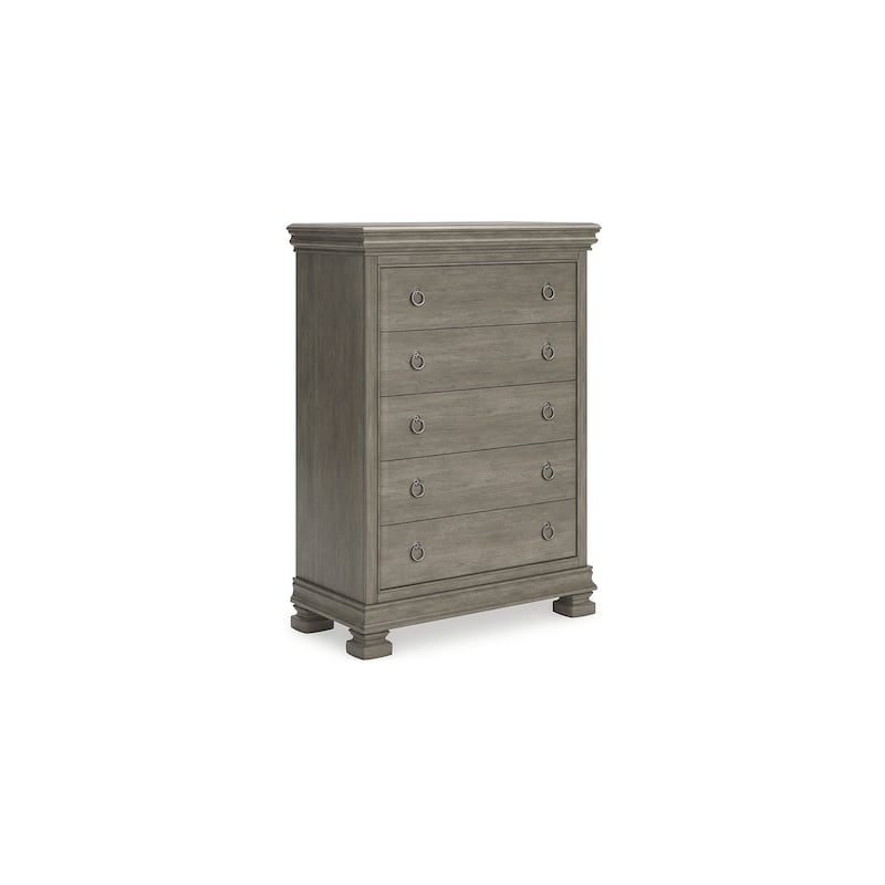 Signature Design by Ashley Lexorne Gray Chest of Drawers