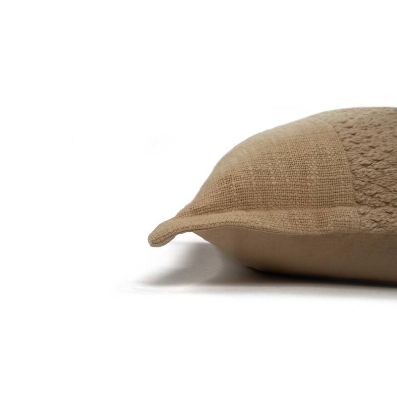 Rizzy Home Designed Blocked Textured Throw Pillow