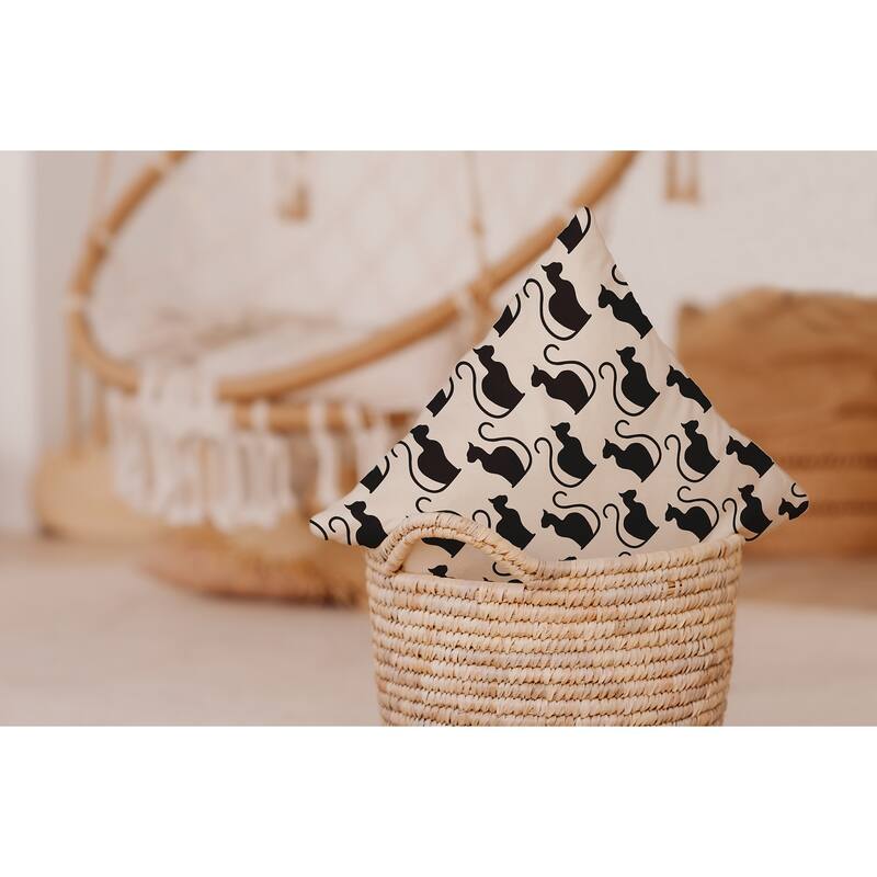 Spooky Cats Decorative Throw Pillow