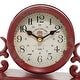 preview thumbnail 20 of 24, Black Metal Scroll Decorative Clock (Set of 2) - 7 x 3 x 7