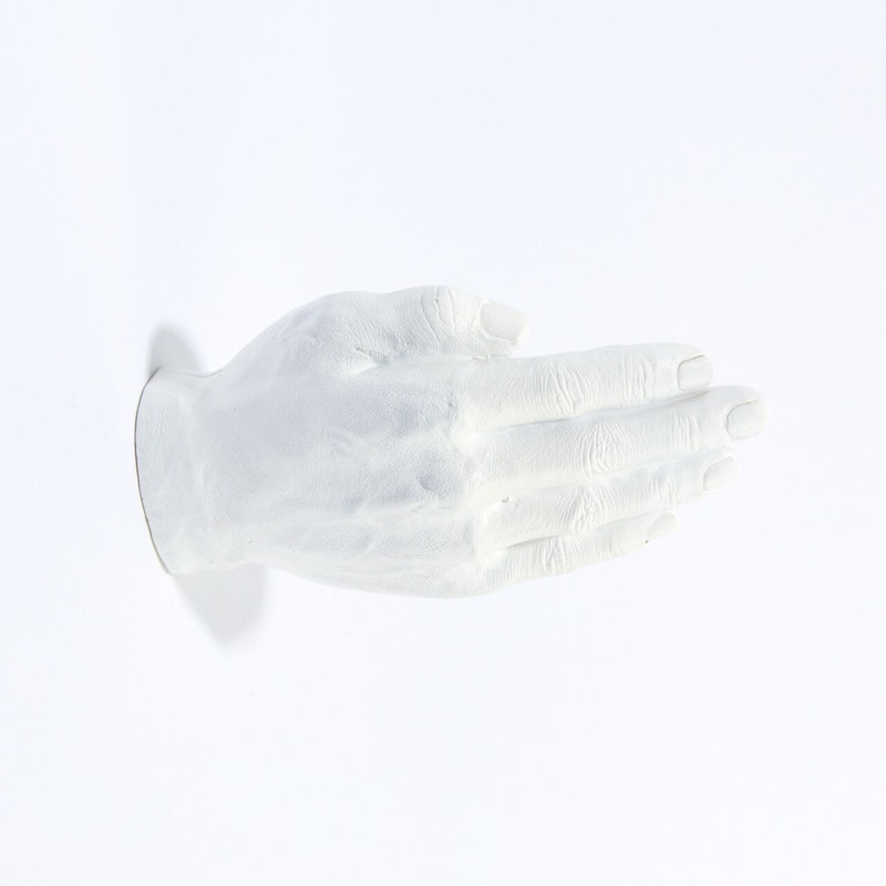 Interior Illusions Plus White Hand out wall Mount - 7.5" long