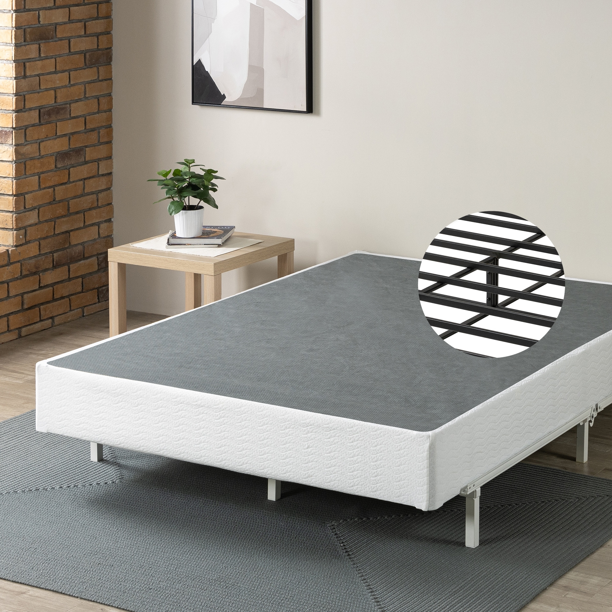 Priage by ZINUS 9 Inch Metal Smart BoxSpring with Quick Assembly
