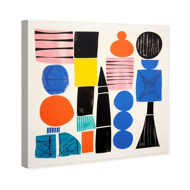 Wynwood Studio Canvas Abstract Chemistry Recipients Blue and Modern & Contemporary Wall Art Canvas Print