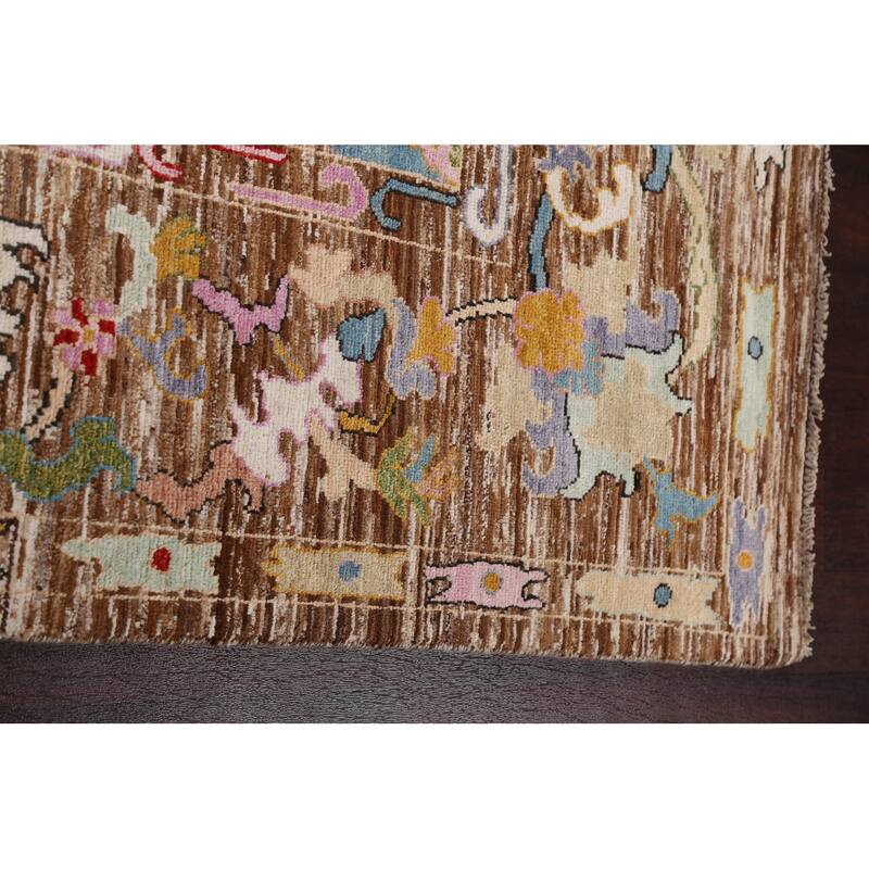 Vegetable Dye Traditional Ziegler Oriental Area Rug Wool Hand-knotted - 8'2" x 9'9"