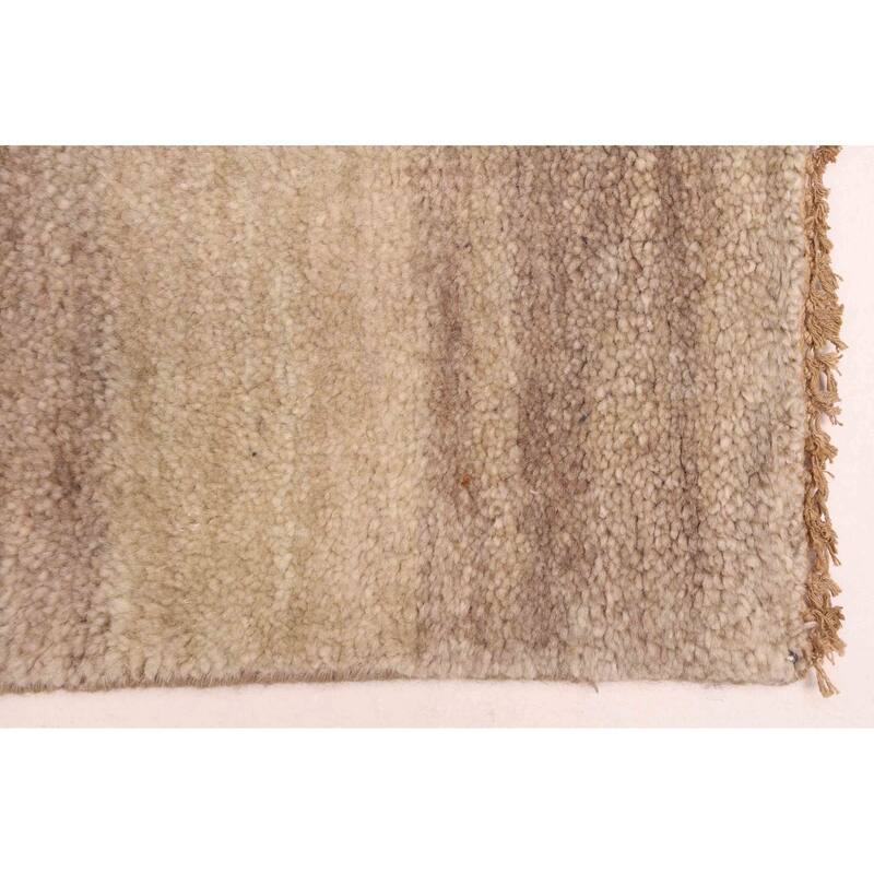 ECARPETGALLERY Hand-knotted Peshawar Ziegler Light Khaki Wool Rug - 4'10 x 6'9